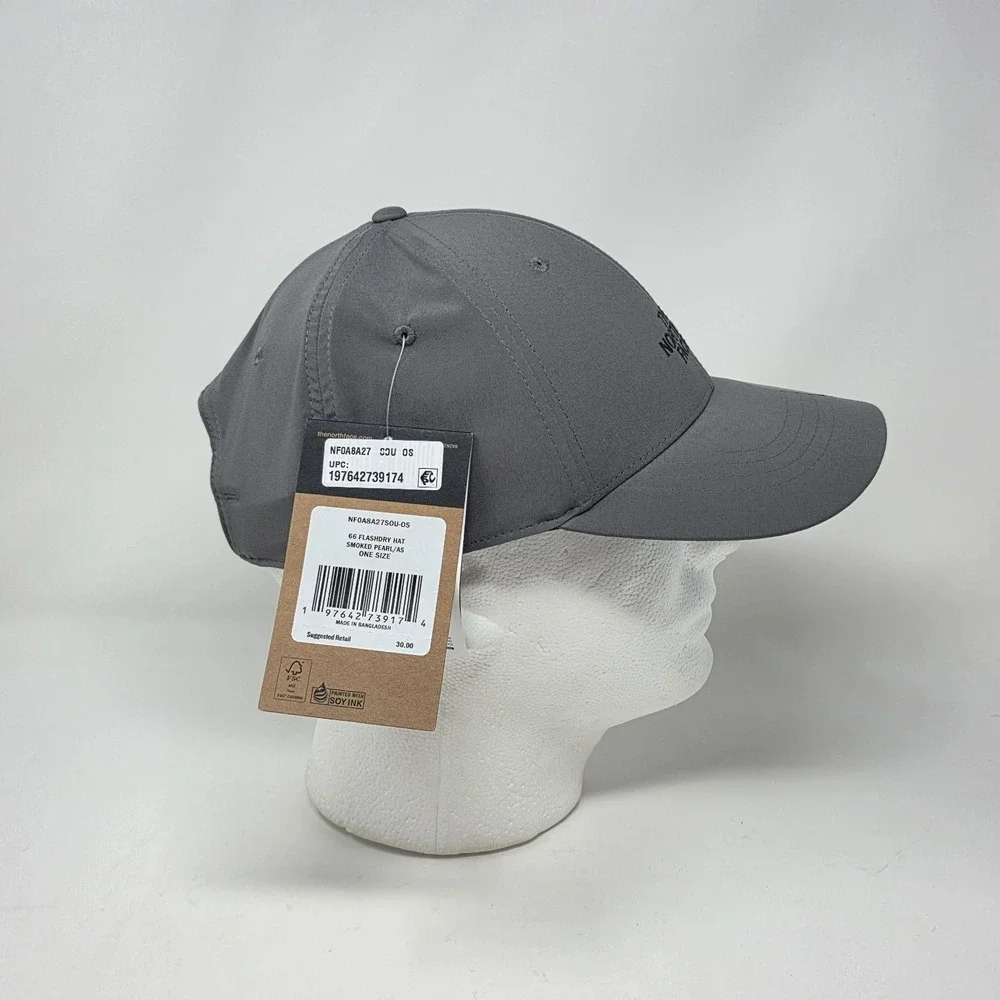 The North Face 66 Flashdry Hat‎ Cap Mens One Size Smoked Pearl Asphalt Grey